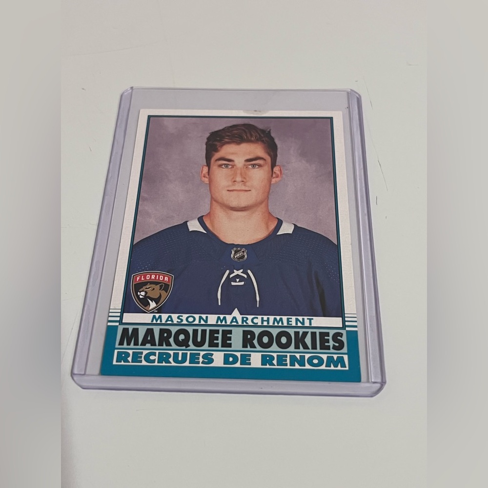 2020-21 O-Pee-Chee Mason Marchment #628 – Marquee Rookies